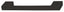 Urban Square Bar Handle Black Matt Finish