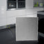 Brushed Aluminium Kickboard Laminate Height 195mm