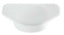 Plastic Hinge Hole and Screw Cover Cap White