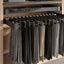 Conero Trouser Rack Pull Out - Side Mount, Black