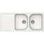 Hafele Quartz Double Bowl Sink with Drainer
