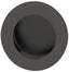 Matt Black Flush Pull Round Handle, Stainless Steel