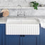 Turner Hastings, Novi 85, Double Bowl Butler Sink, Fine Fireclay