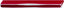 Red Lacquered Zinc Alloy Finger Pull Handle