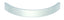 Zinc-alloy, Chrome-plated matt Bow Handle - Hole Spacing 96 mm