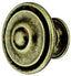 Vintage Drawer Knobs Round, Bronzed & Brushed Finish