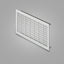 Ventilation Grill Hafele for use in kickboard integrated fridge kitchen bulkhead