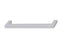 Aluminium Bar Handle Silver, Hole Spacing 96 mm
