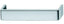 Chrome Plated, Matt Finish Bar Handle, Hole Spacing 128mm