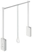 Hafele White Soft Close Wardrobe Lift For Internal Cabinet
