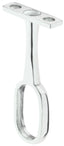Wardrobe Rail Support, Chrome OVA Mid Rail Support 30 x 15