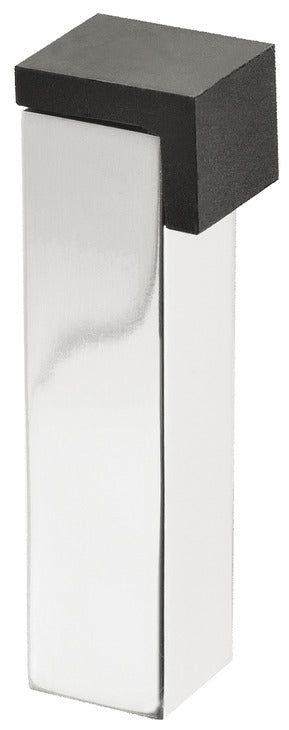 Floor Mounted Door Stop, Chrome & Nickel Plated Satin Main image