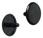 Press Fit Screw Cover Caps 12mm Black
