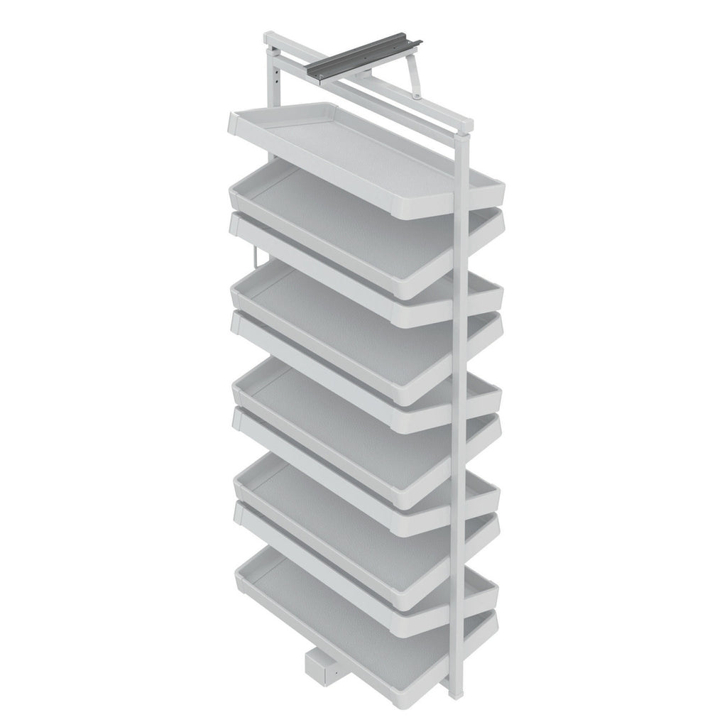 Storg Riki Swivel Shoe Rack, 10 Angled shelves