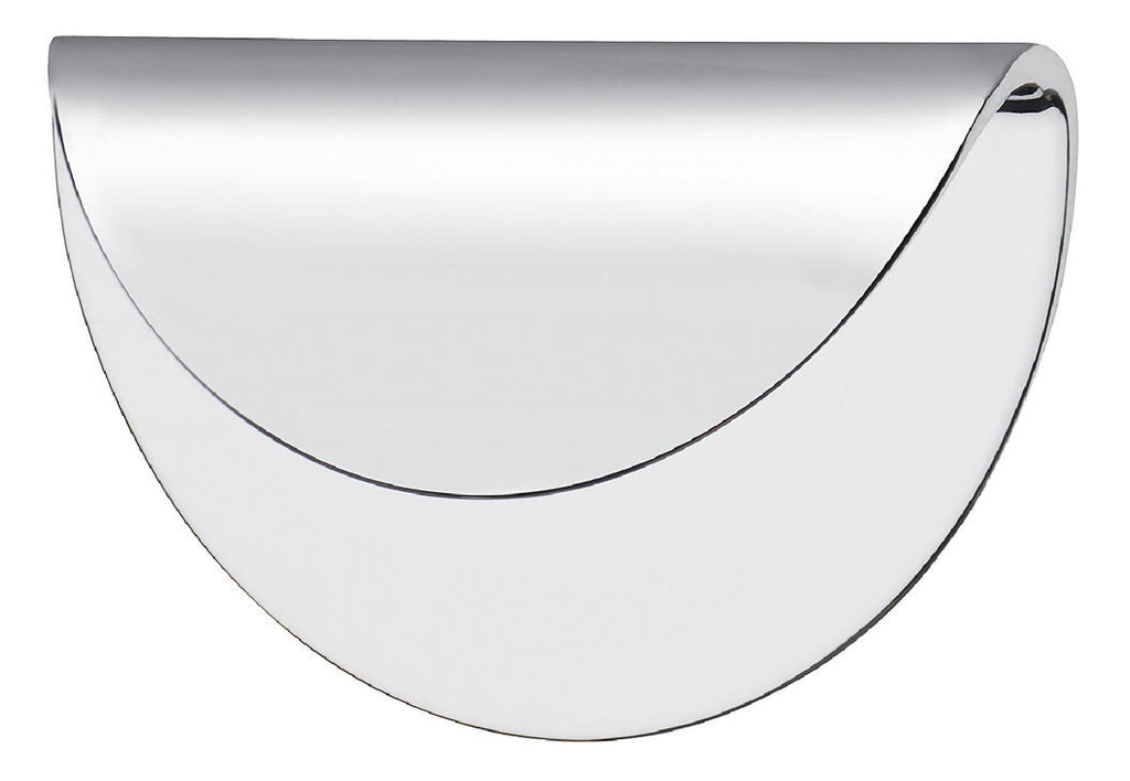 Chrome Plated Polished Cup Pull Handle