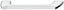 M Shape Kitchen Cabinet Handle, Chrome Plated