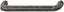 ASOS D Shape Handles Antique Pewter Used Look