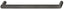 Black Brushed D Shape Handle