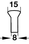 Pull Handles, Silver, Hole Spacing 64mm