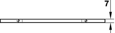 Chrome Plated Polished And Matt Bar Handle, Hole Spacing 128mm