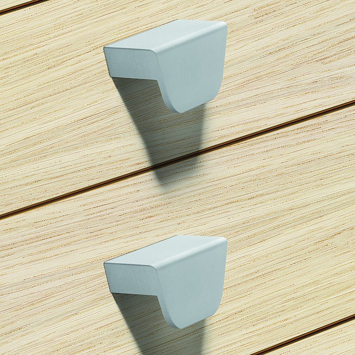 Cabinet Edge Pull Handle Stainless Steel Coloured Secondary image