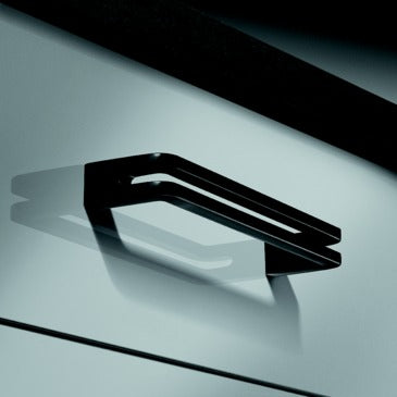 Black Cabinet Pull Handle, Hole Spacing 160mm Secondary image