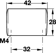 Chrome Plated, Polished Finish - Furniture Handle