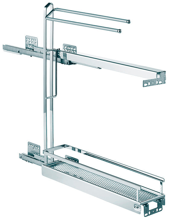 No. 15 Pull Out - Towel Rail for Kitchen, Bright Chrome