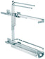 No. 15 Pull Out - Towel Rail for Kitchen, Bright Chrome