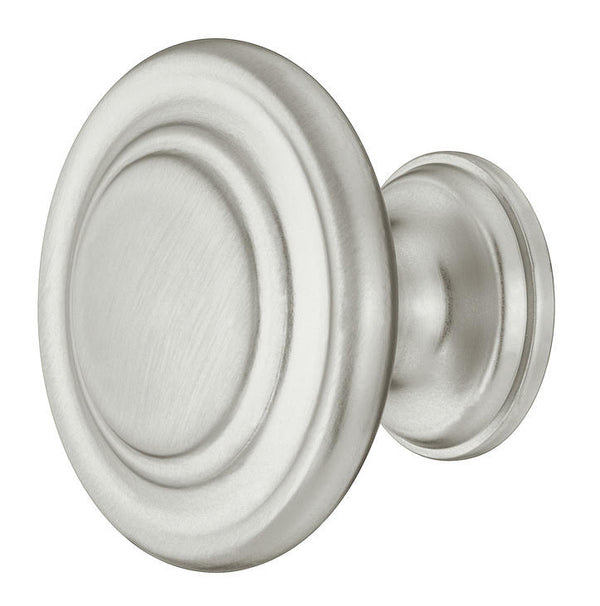 Round Knob for Drawer & Furniture, Nickel Plated Brushed