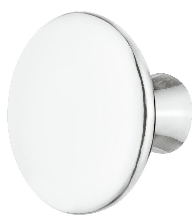 Chrome Polished Round Furniture Knob 30mm