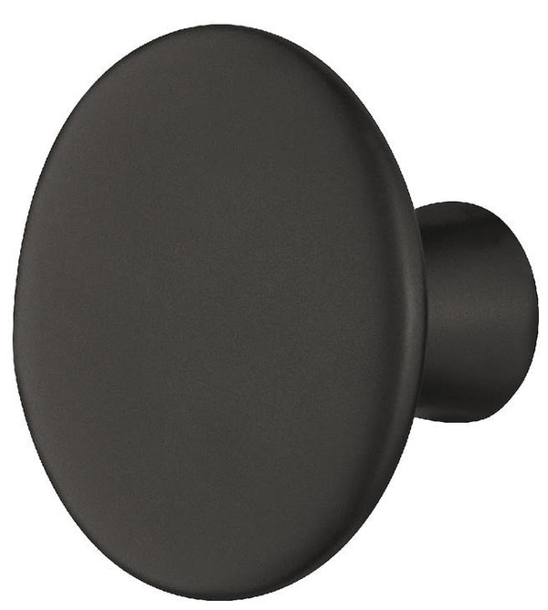 Black Matt Round Furniture Knob 30mm