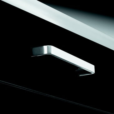 Zinc-Alloy D Pull Handle, Chrome Polished - 128mm