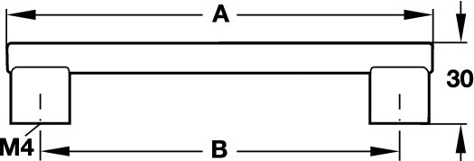 Chrome Plated Matt And Polished Finish Furniture Handle