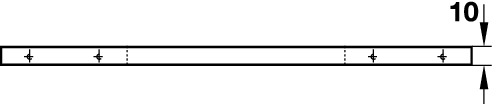 Zinc-Alloy, Stainless Steel Bar Handle - Hole Spacing 128mm