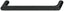 D Shape Wood Handle Black Stained for Kitchen & Furniture