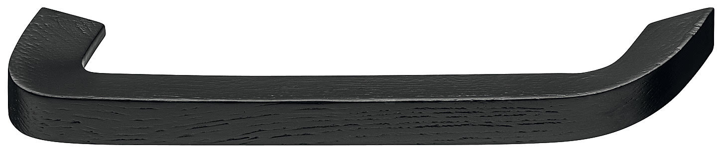 Wooden Handle D Shape with Soft Curves, Black Stained Main image