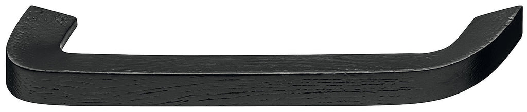 Wooden Handle D Shape with Soft Curves, Black Stained
