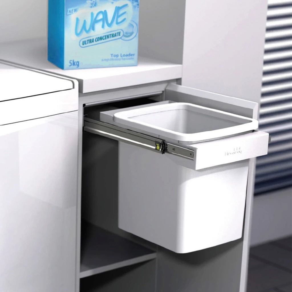 Hideaway Waste Bin Compact Soft-Close 1x15 Ltr (Handle Pull) Main image