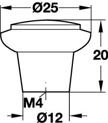 Door Knob, Stainless Steel, Matt Brushed