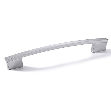 Zinc-Alloy D Pull Handle, Chrome Polished, Matt - 215X30mm