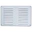 Aluminium Pressed Vent, 225mm X 150mm, White