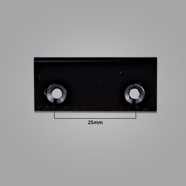 Black Gloss Aluminum Edge/Lip Pull Handle for Cabinet 40x42mm