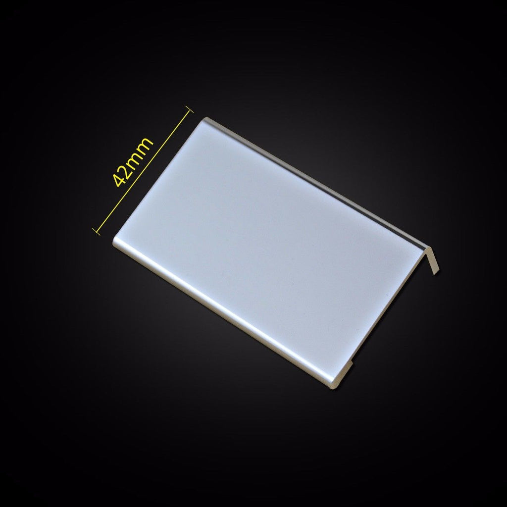 Polished Chrome Aluminum Lip Pull Handle for Cabinet
