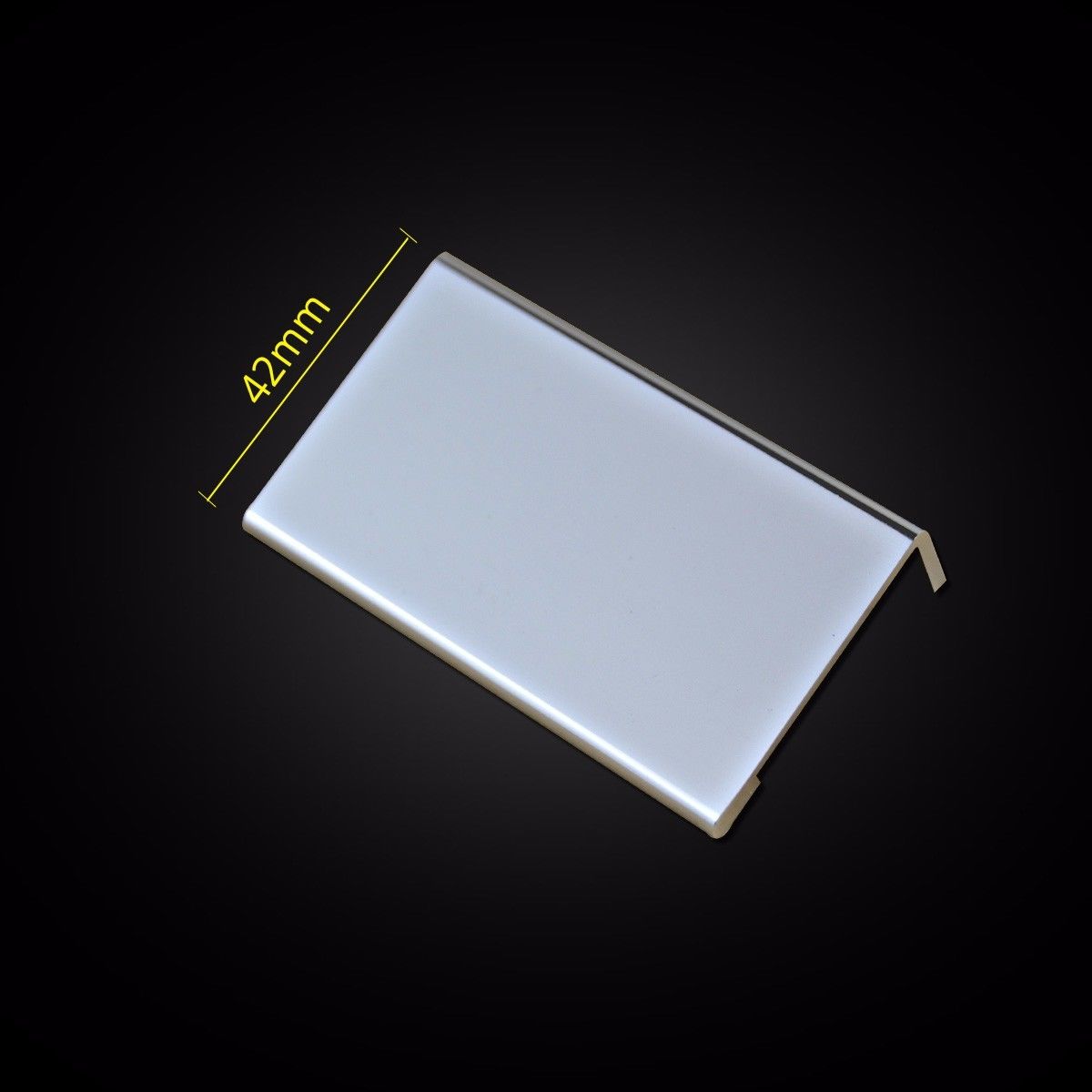 Polished Chrome Aluminum Lip Pull Handle for Cabinet