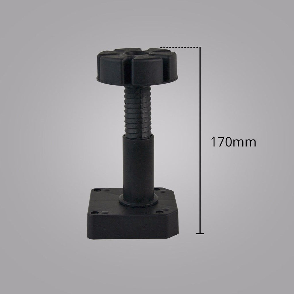 Plastic kitchen cupboard adjustable legs, vanity