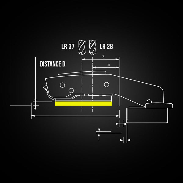 Hettich Sensys Hinge 8639i for Corner Kitchen Cabinet