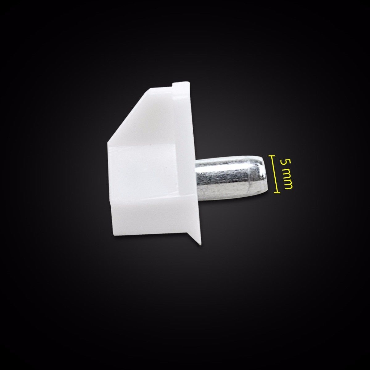 White Shelf Support For Kitchen Laundry Furniture