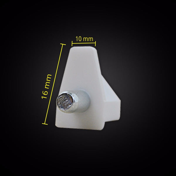 White Shelf Support For Kitchen Laundry Furniture
