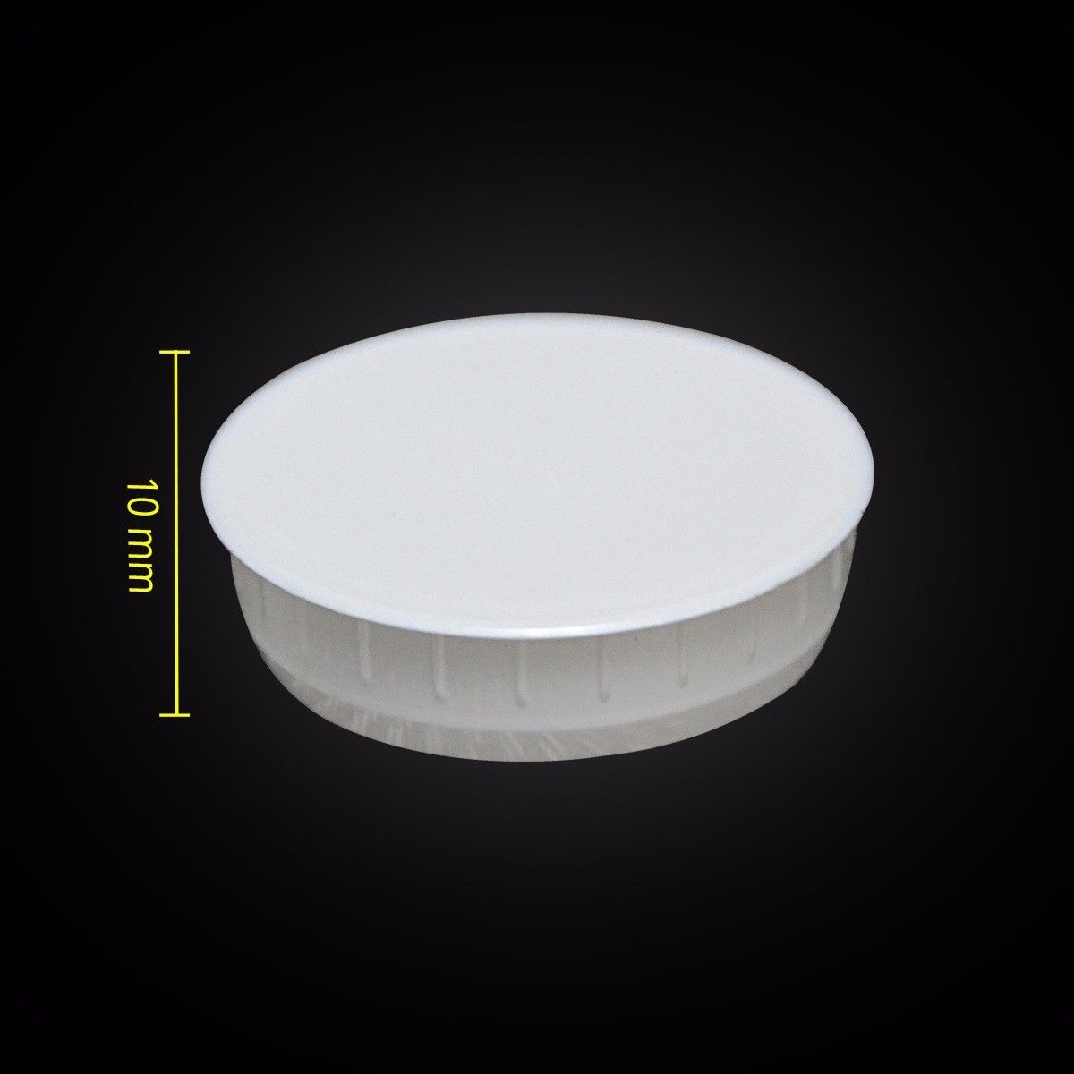 White hinge hole cover for kitchen vanity laundry cabinet cupboard door